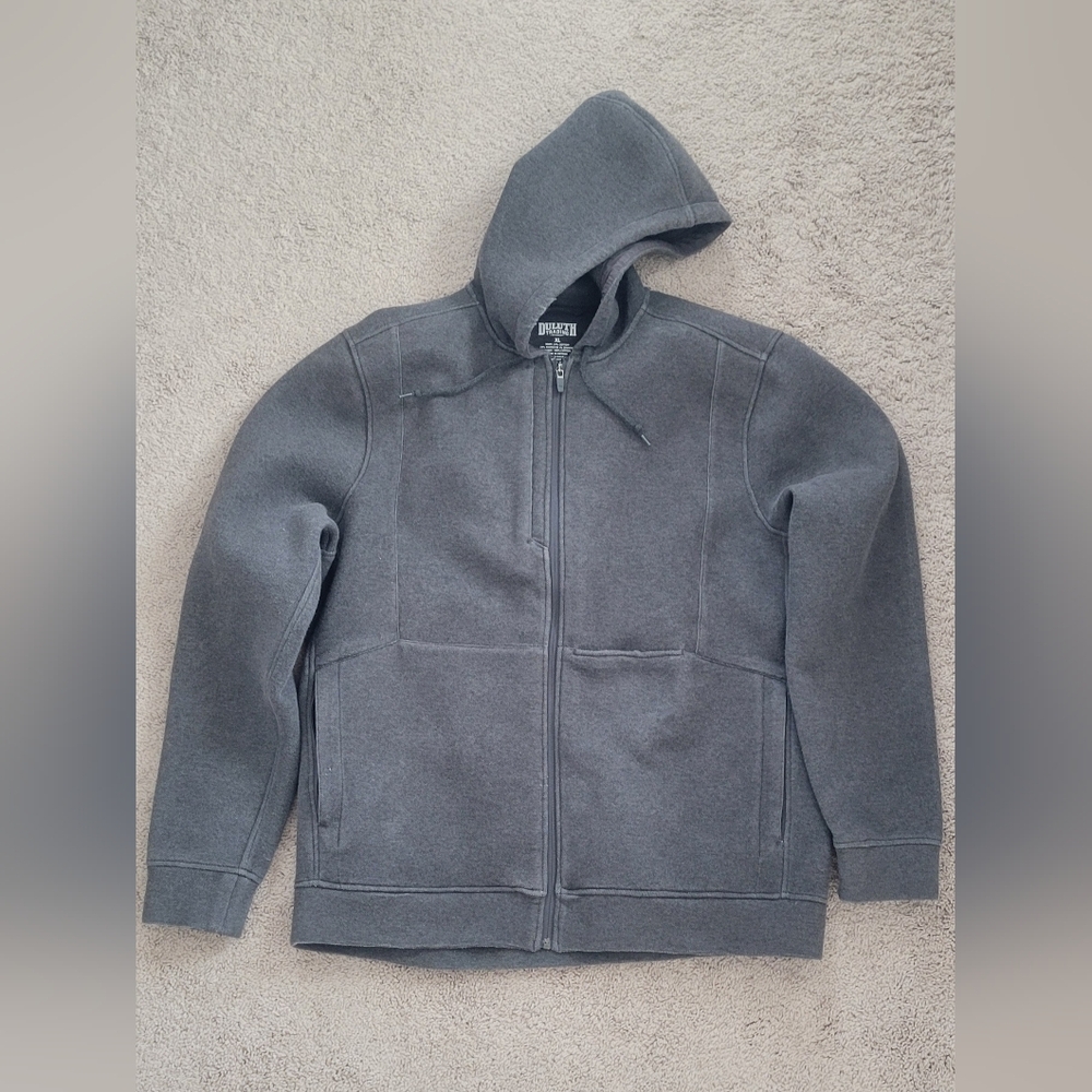 Duluth Trading Co Blue Yonder Gray Performance Jacket